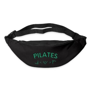 Pilates Verschiedene Positionen - Gürteltasche - Schwarz - Vorne
