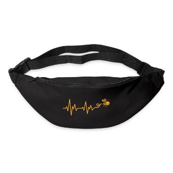 Beekeeper Heartbeat Beekeeping ECG Honey Bees - Bum bag - black - Front