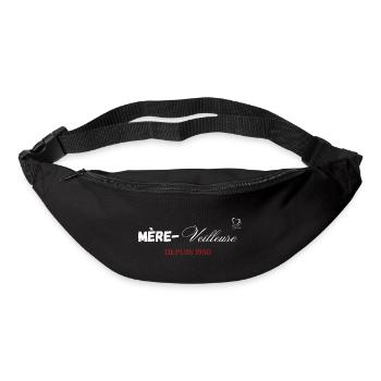 Mère veilleuse depuis 1960 - Sac banane - noir - Devant