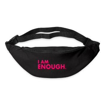 I am enough - Gürteltasche - Schwarz - Vorne