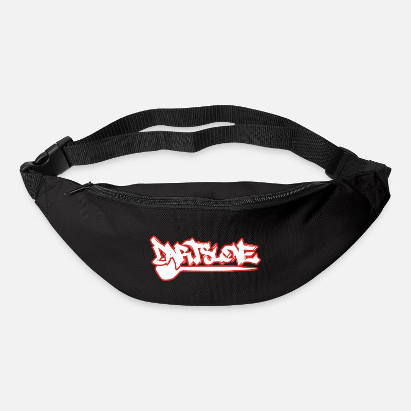Dartslove_red - Gürteltasche - Schwarz