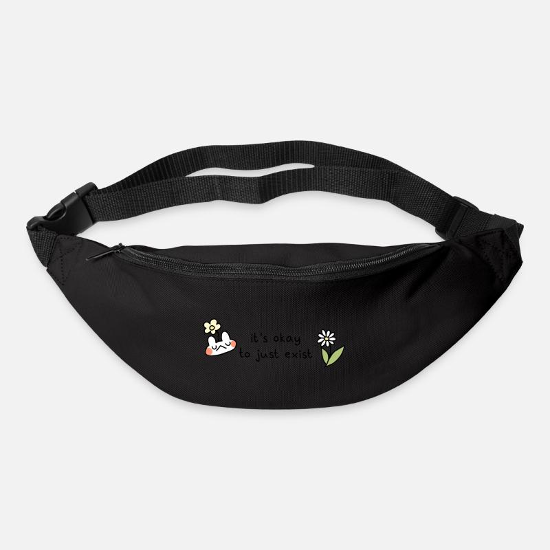 Its okay to just exist - Bum bag - black