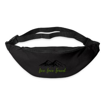 Live Love Travel Mountains - Bum bag - black - Front