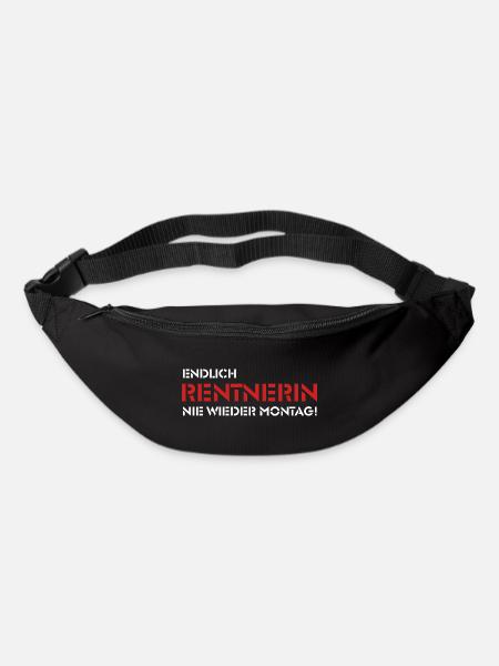 Endlich Rentnerin - Nie wieder Montag! (1) - Gürteltasche - Schwarz
