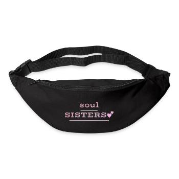 Besties - soul sisters - Bum bag - black - Front