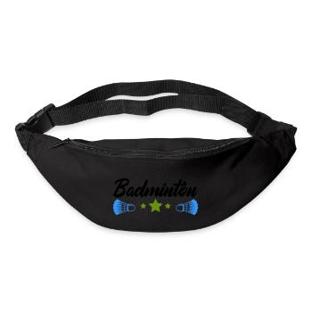 badminton - Gürteltasche - Schwarz - Vorne