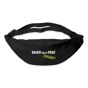 Farmer is looking for a future Farmer Farmers Demo Protest - Bum bag - black - Front