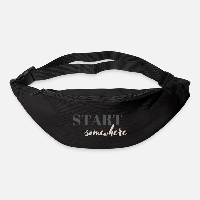 Start somewhere - Bum bag - black
