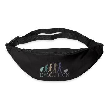 DIE EVOLUTION DES MOPSES - Gürteltasche - Schwarz - Vorne