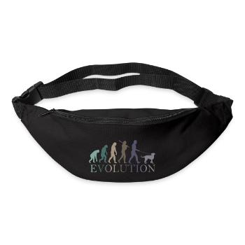 EVOLUTION DES HUNDES - Gürteltasche - Schwarz - Vorne