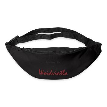 I bin wos i bin Waldviertler - Gürteltasche - Schwarz - Vorne
