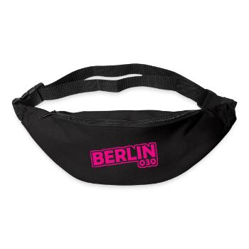 Berlin - 030 - Hauptstadt - Deutschland - Vorwahl - Gürteltasche - Schwarz - Vorne
