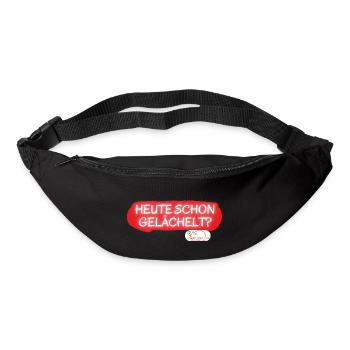 Heute schon gelächelt 2 - Gürteltasche - Schwarz - Vorne
