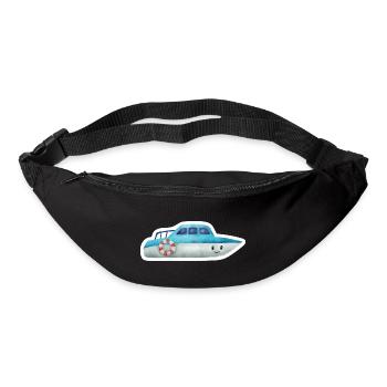 Boot - Gürteltasche - Schwarz - Vorne