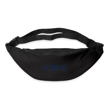 Ocean Lettering Design Logo Ocean Sea - Bum bag - black - Front