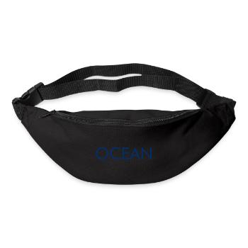 Ocean Lettering Design Logo Ocean Sea - Bum bag - black - Front