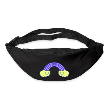 Rainbow - Bum bag - black - Front