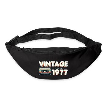 Klassische & nostalgische Musik Geburtstag - Vintage - Gürteltasche - Schwarz - Vorne