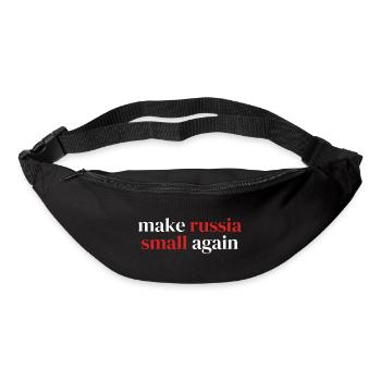 make russia small again - Gürteltasche - Schwarz - Vorne