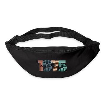 1975 Vintage Retro - Gürteltasche - Schwarz - Vorne