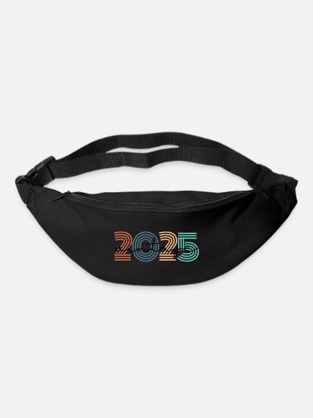 2025 vintage rétro - Sac banane - noir