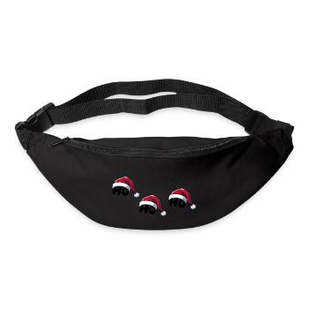 weihnachtsmann ho ho ho - Gürteltasche - Schwarz - Vorne