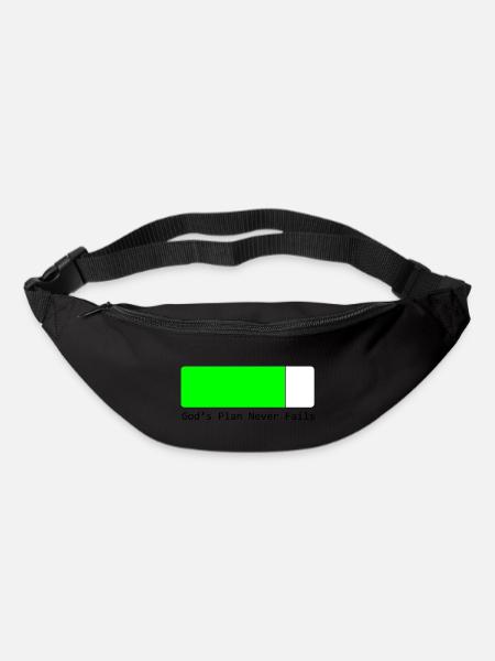 God's Plans Never Fail - Bum bag - black