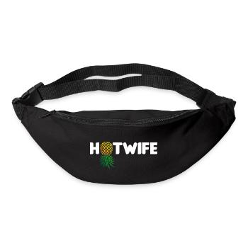 Hotwife Auf dem Kopf Stehende Ananas Swinger Heiße Ehefrau - Gürteltasche - Schwarz - Vorne
