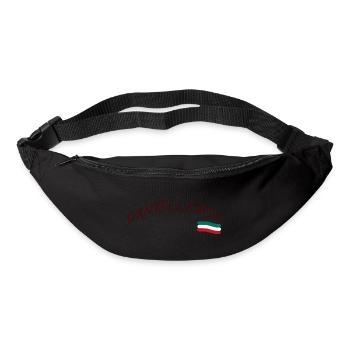 Pantelleria italienische flagge - Gürteltasche - Schwarz - Vorne