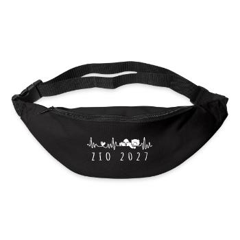 Zio 2027 Battito Cardiaco Annuncio Gravidanza - Sac banane - noir - Devant
