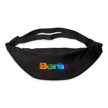 Berlin bunt T-Shirt - Gürteltasche - Schwarz - Vorne