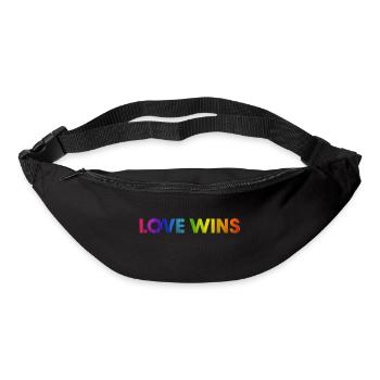 Love Wins - Gürteltasche - Schwarz - Vorne