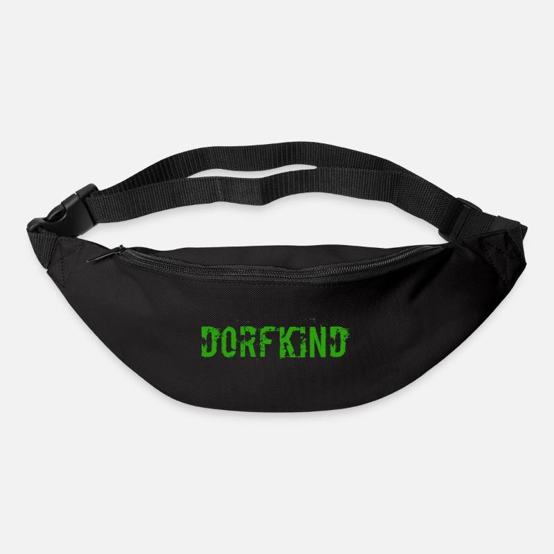 Dorfkind design - Gürteltasche - Schwarz