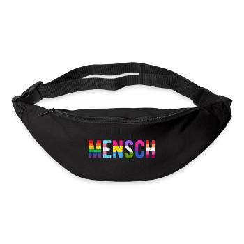 Human LGBT LGBTQ Flag Rainbow Gay Pride - Bum bag - black - Front