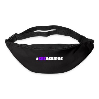 Erzgebirge meine Heimat - Gürteltasche - Schwarz - Vorne