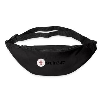 wein247 Merch - Gürteltasche - Schwarz - Vorne