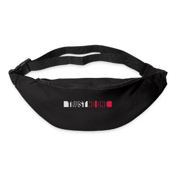 trust no one quote - Bum bag - black - Front