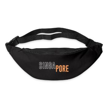 Singapour - Sac banane - noir - Devant