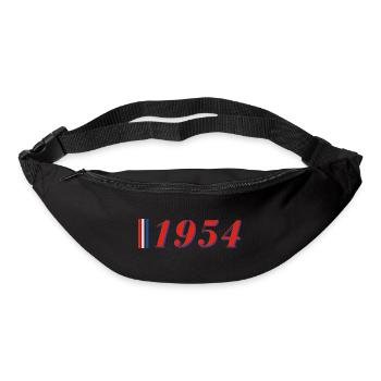 Année 1954 - Sac banane - noir - Devant