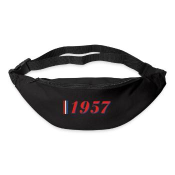 Jahr 1957 - Gürteltasche - Schwarz - Vorne