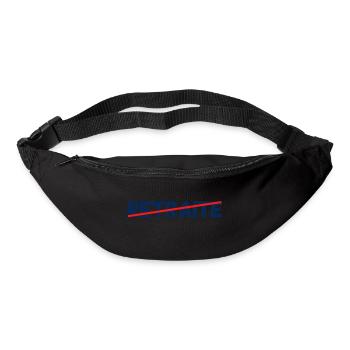 non à la retraite - Sac banane - noir - Devant