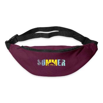 SUMMER vibe - Bum bag - burgundy - Front