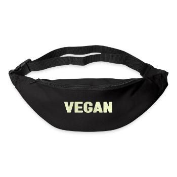 Vegan - splash - Bum bag - black - Front