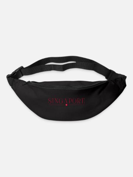 ich lieben Singapur - Gürteltasche - Schwarz