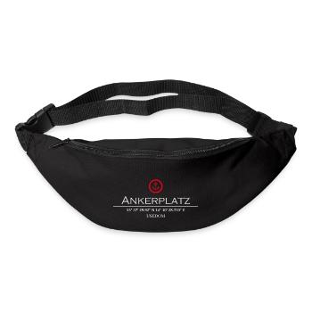 Ankerplatz Usedom - Gürteltasche - Schwarz - Vorne