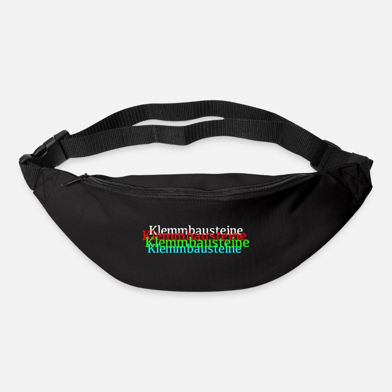 Klemmbau - Gürteltasche - Schwarz