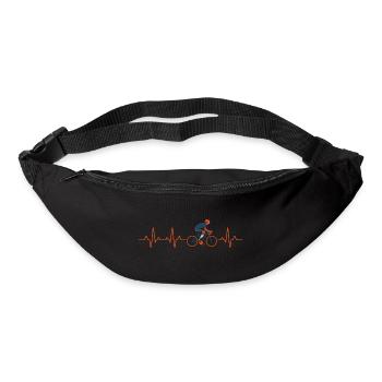 Battement de coeur vélo - Sac banane - noir - Devant