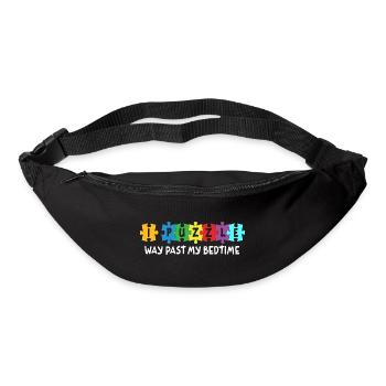 Je suis perplexe bien au-delà de l’heure du coucher - Sac banane - noir - Devant