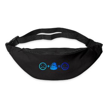 Plongée Libre Hommes Plongée Libre Femmes Plongeuse - Sac banane - noir - Devant
