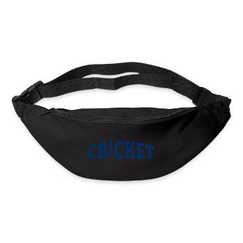 Cricket Lettering with Bat - Kricket - Gürteltasche - Schwarz - Vorne